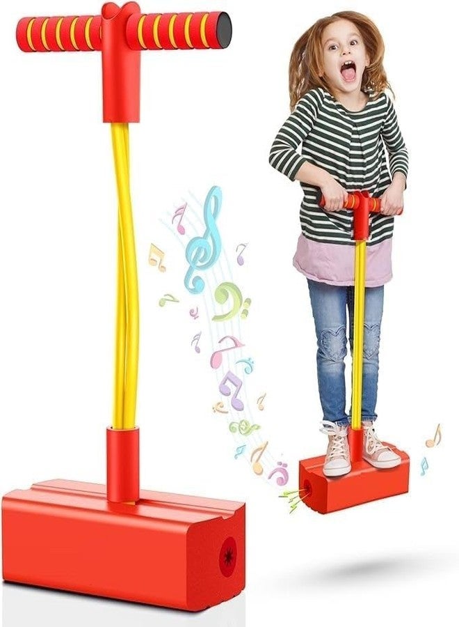 skyzone Kids Crazy Pogo Jumper, Fun and Safe Pogo Stick for Toddlers, Durable Foam Bungee Jumping Stick with Squeaky Sounds Improves Balance, Bouncing Toy - Image 1